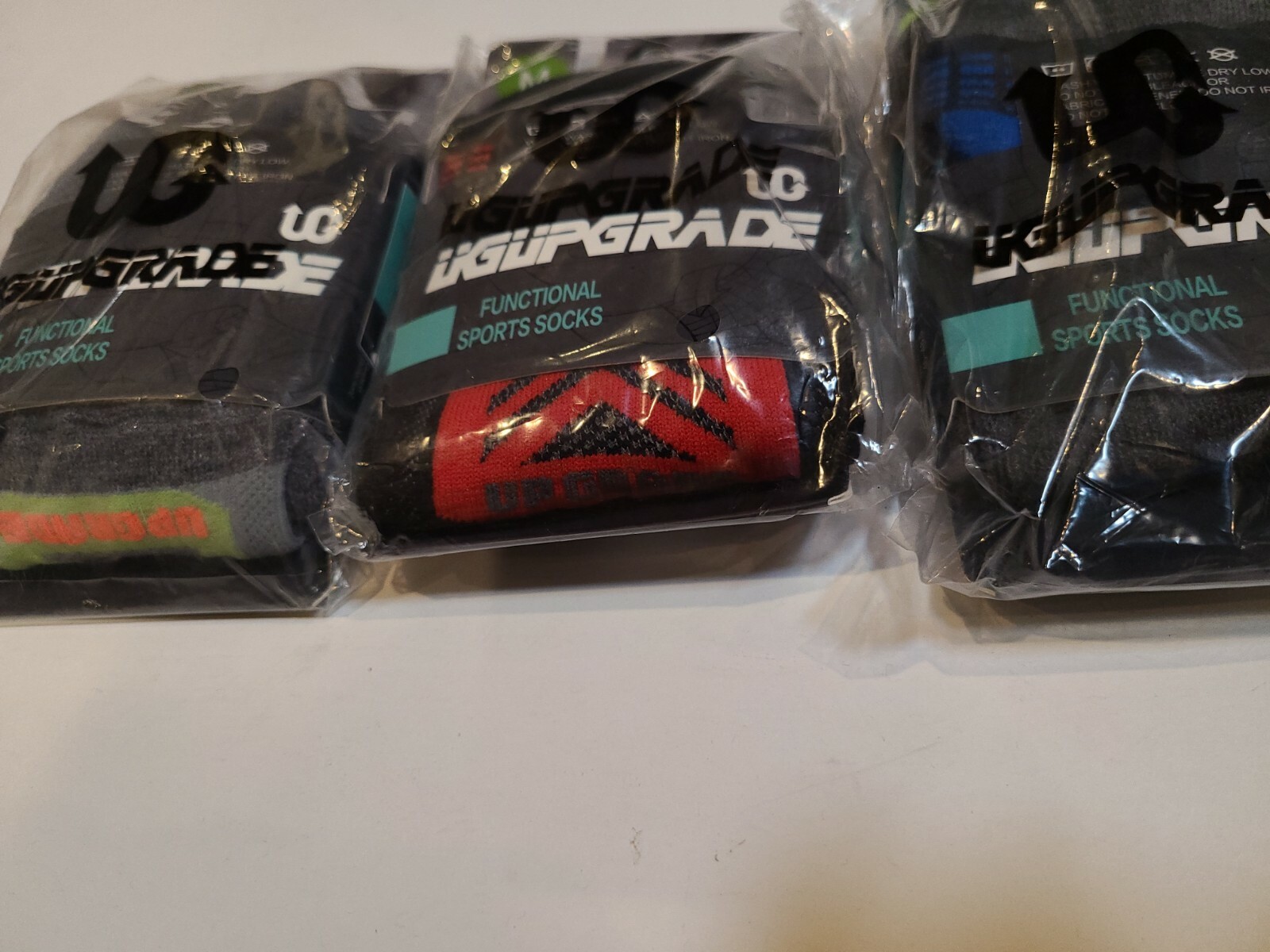 3 Pack UGUpgrade Functional Sports Socks Size Medium