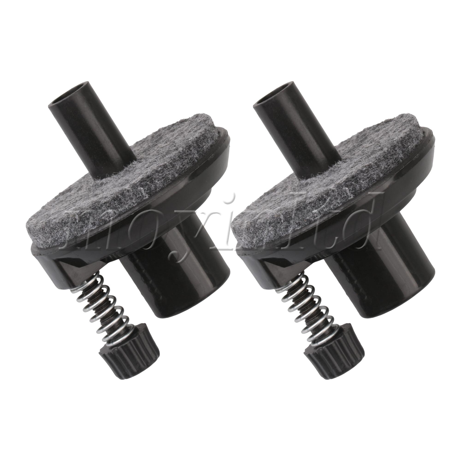 2 Pcs Hi-hat Cymbal Stand Holders Clamp for Drum Parts 16mm/0.63Inch Black