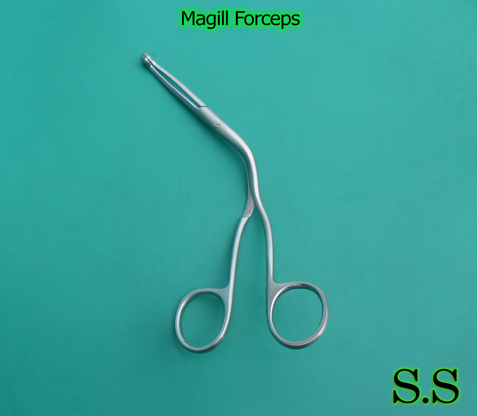 LOT OF 2 MAGILL FORCEPS 9" SURGICAL INSTRUMENTS