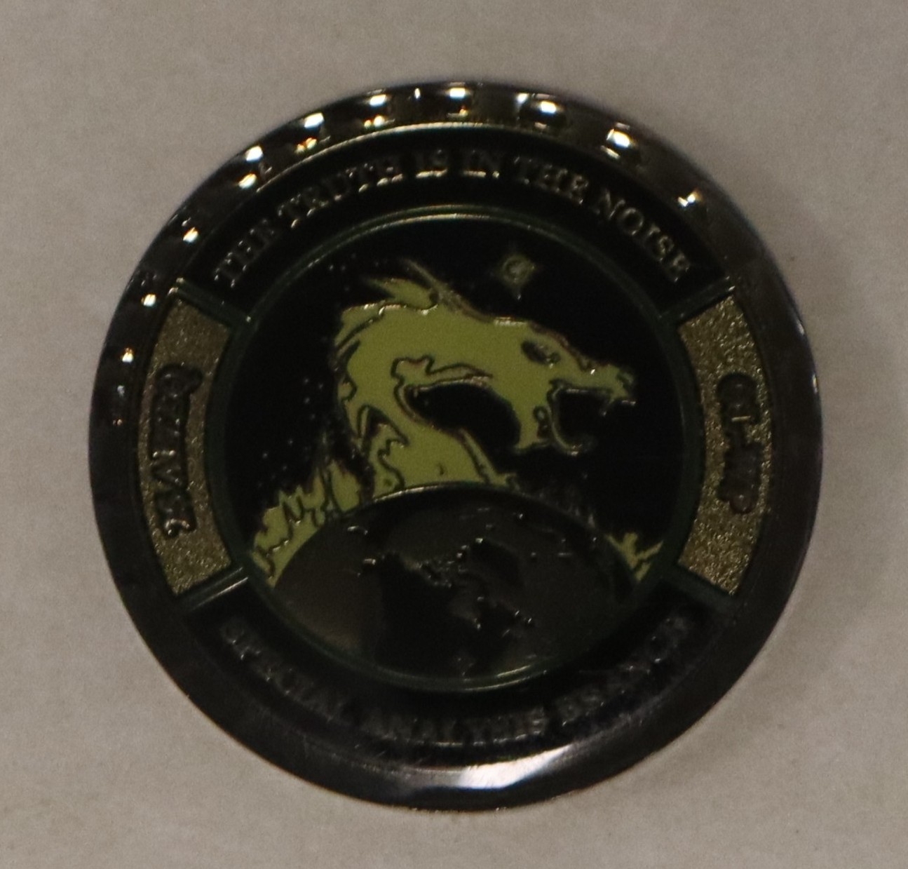 25th Air Force Operating Location Wright Patterson OL-WP Intel Challenge Coin