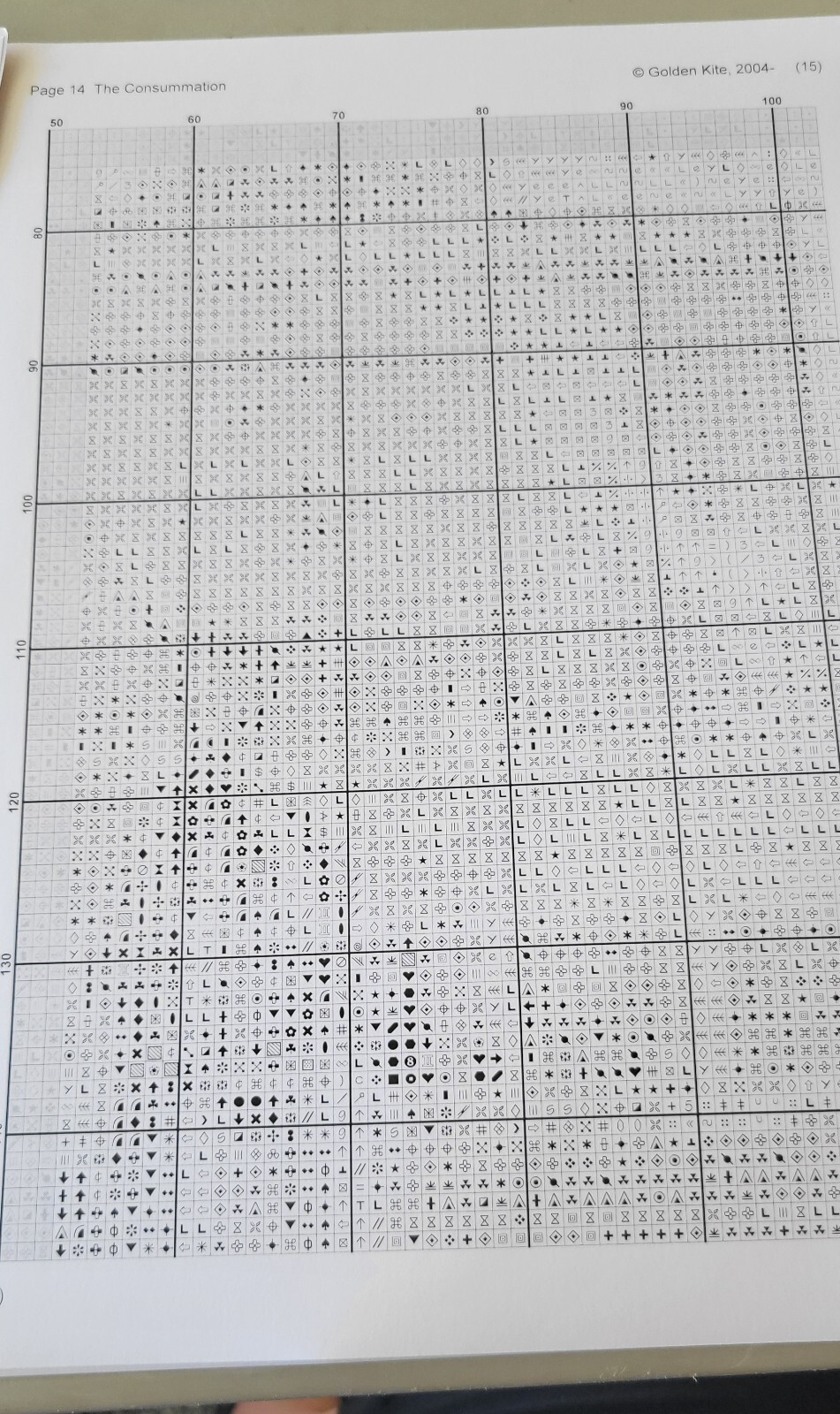 "The Consummation" - Cross Stitch Pattern