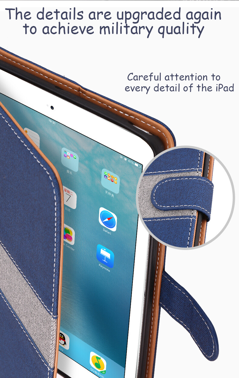 For iPad 5th 6th 7th 8th 9th Gen 9.7" 10.2" Leather Shockproof Smart Stand Case