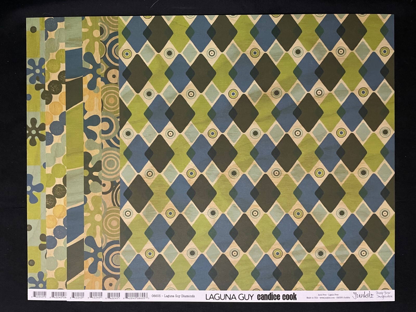 JUNKITZ "LAGUNA GUY" COLLECTION 12X12 SS HEAVY PAPER