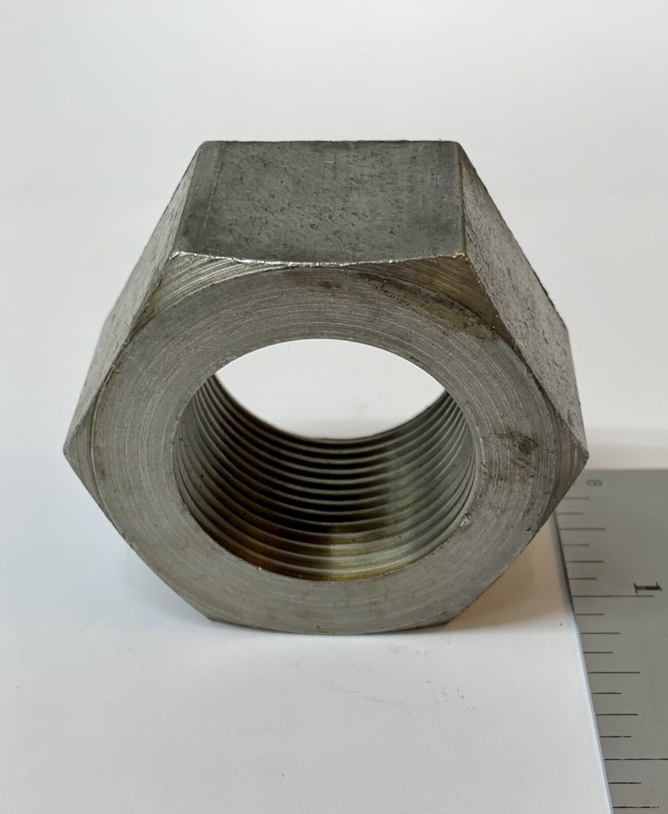 1-3/8-12 Hex Nut Fine thread UNF fastener 1 3/8 Inch 1-3/8"-12 Finished Steel Pl