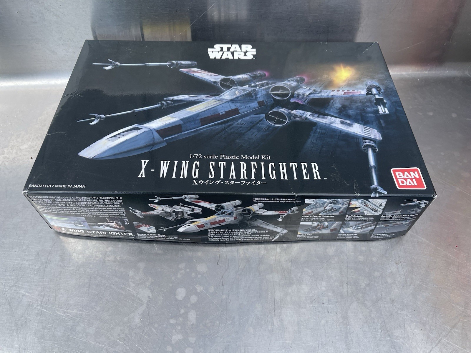 Bandai Star Wars X-Wing Starfighter 1:72 Plastic Model Kit Unassembled 0191406