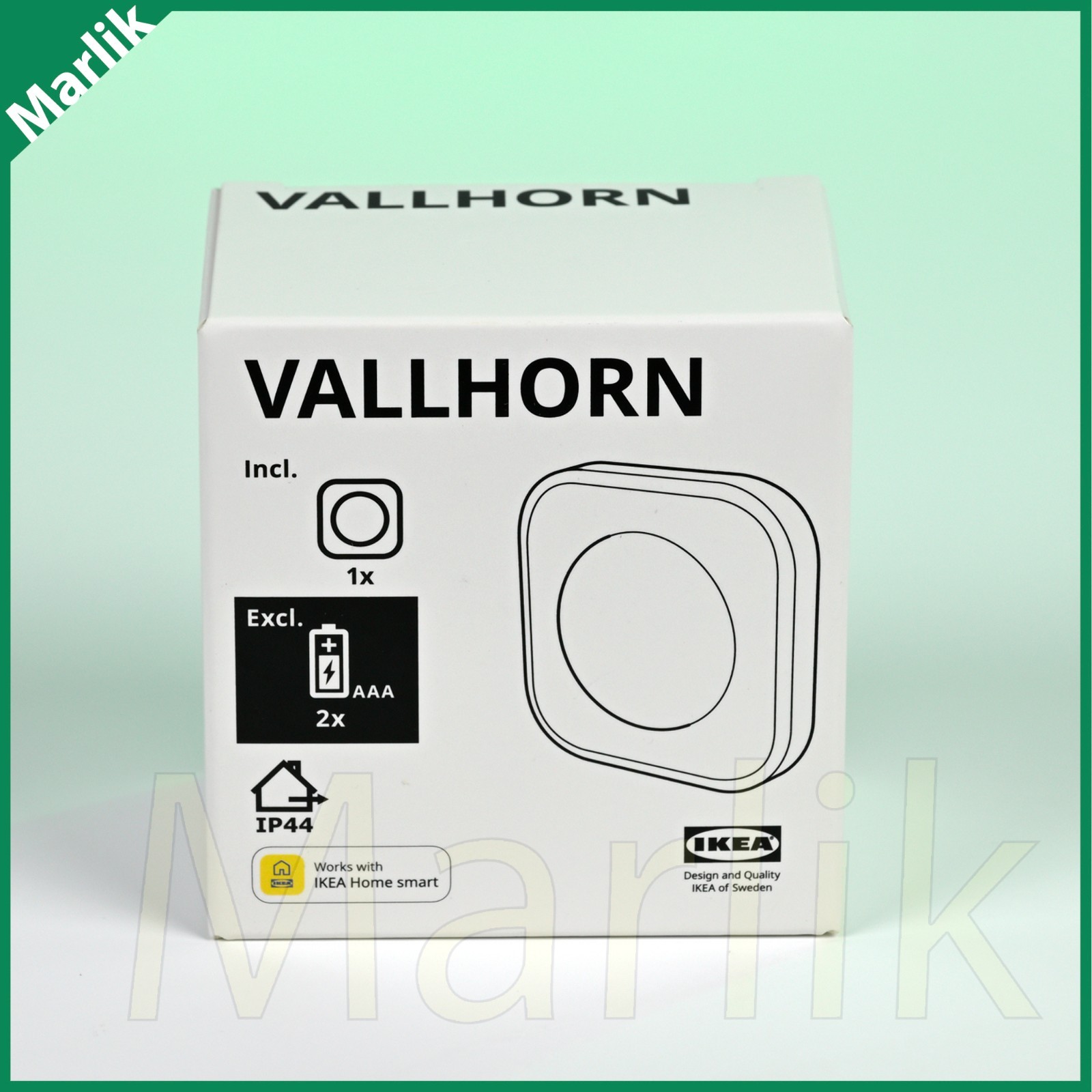 Ikea Vallhorn Wireless Motion Sensor Home Smart Lighting, White, 405.043.48, New