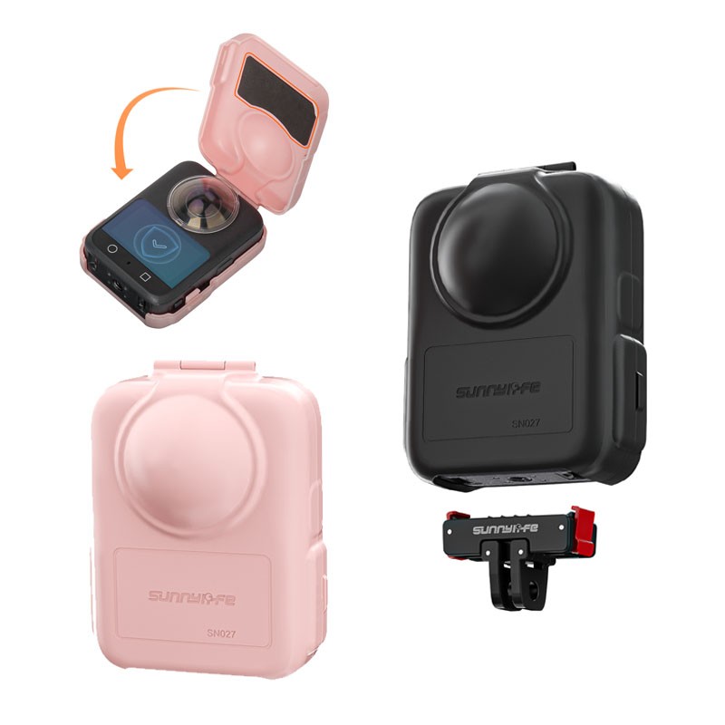 For DJI Osmo 360 Camera Accessories Protective Hard Case Cover Guard Half Open
