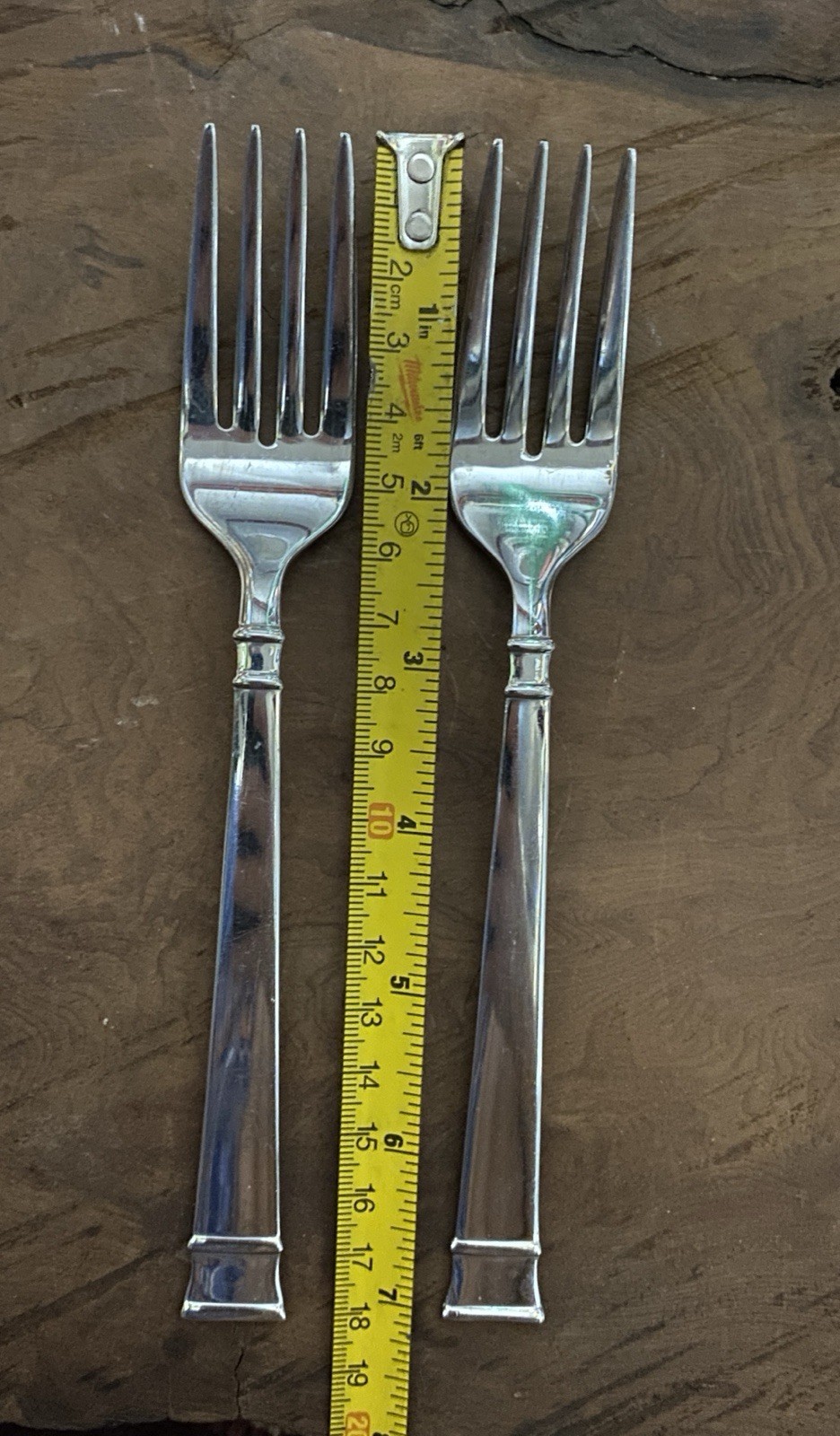 Heritage Mint LTD “Bentley” 18/10 Stainless Flatware Salad Fork 7” Inch - A PAIR