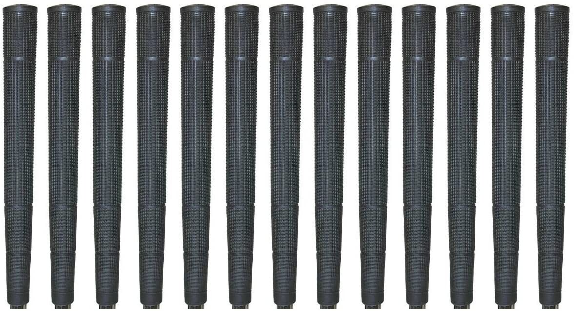 13 TACKIMAC ARTHRITIC SET BLACK ARTHRITIS GOLF CLUBS DRIVER WOOD IRON GRIPS