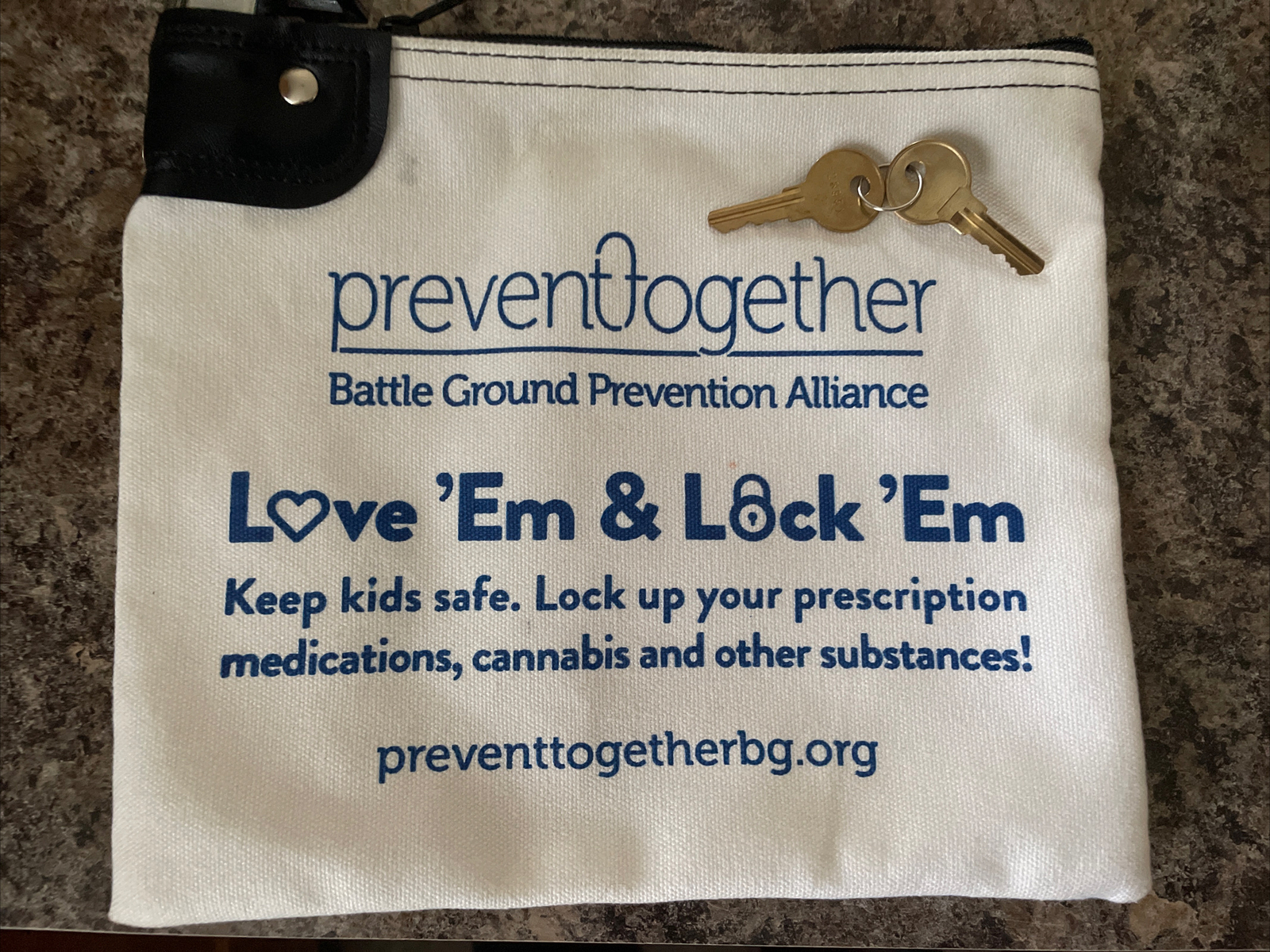 Prevent Together Lockable Zipper Meds  Bag