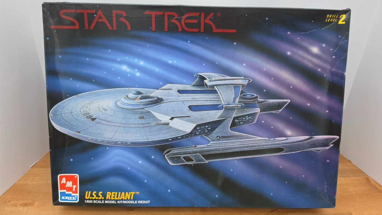 AMT Ertl Star Trek U.S.S. Reliant Model Kit 1:650 Plastic 8766 Unassembled