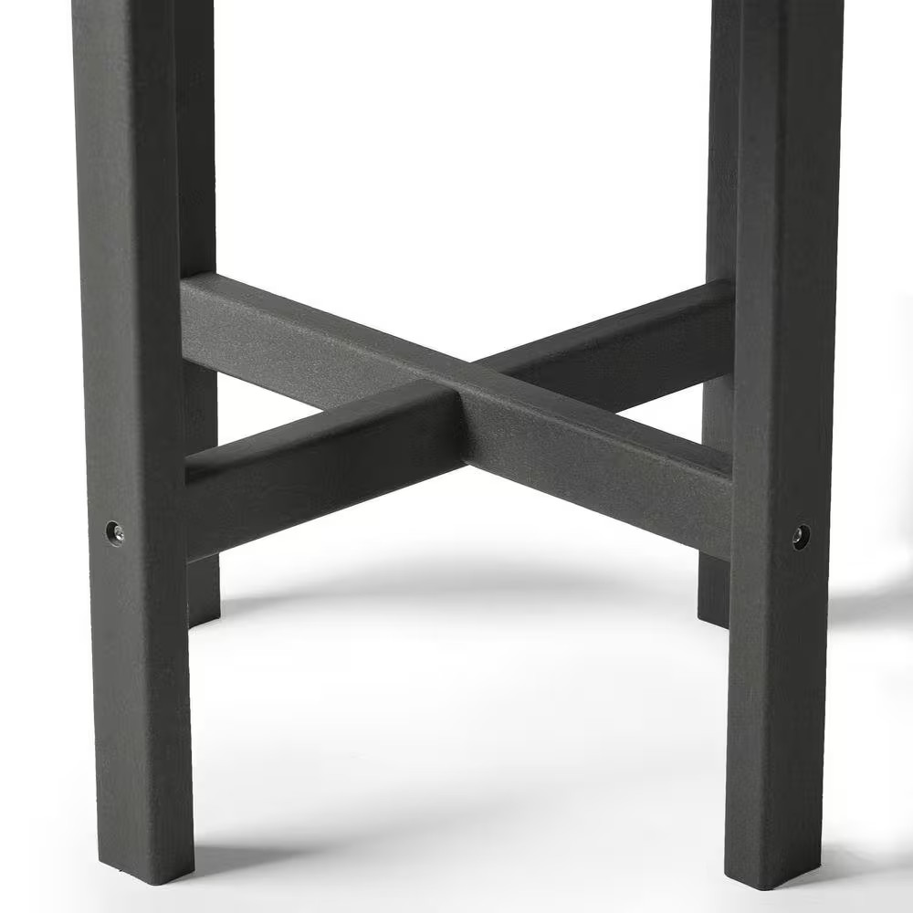 Outdoor Side Table HDPE Poly Patio End Table Weather Resistant UV Protected Deck