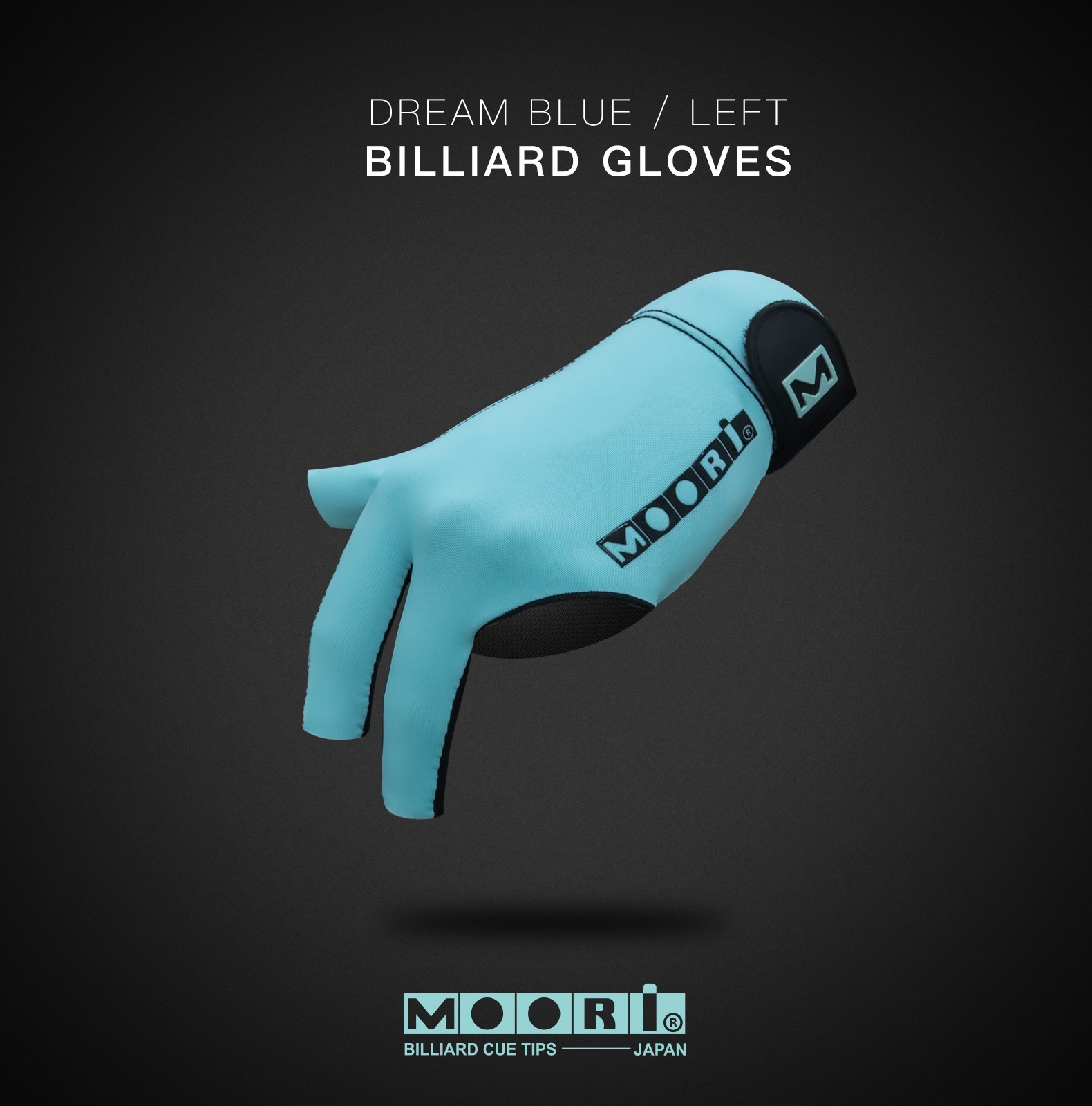 Moori Pool Cue Glove / DREAM BLUE/SMALL