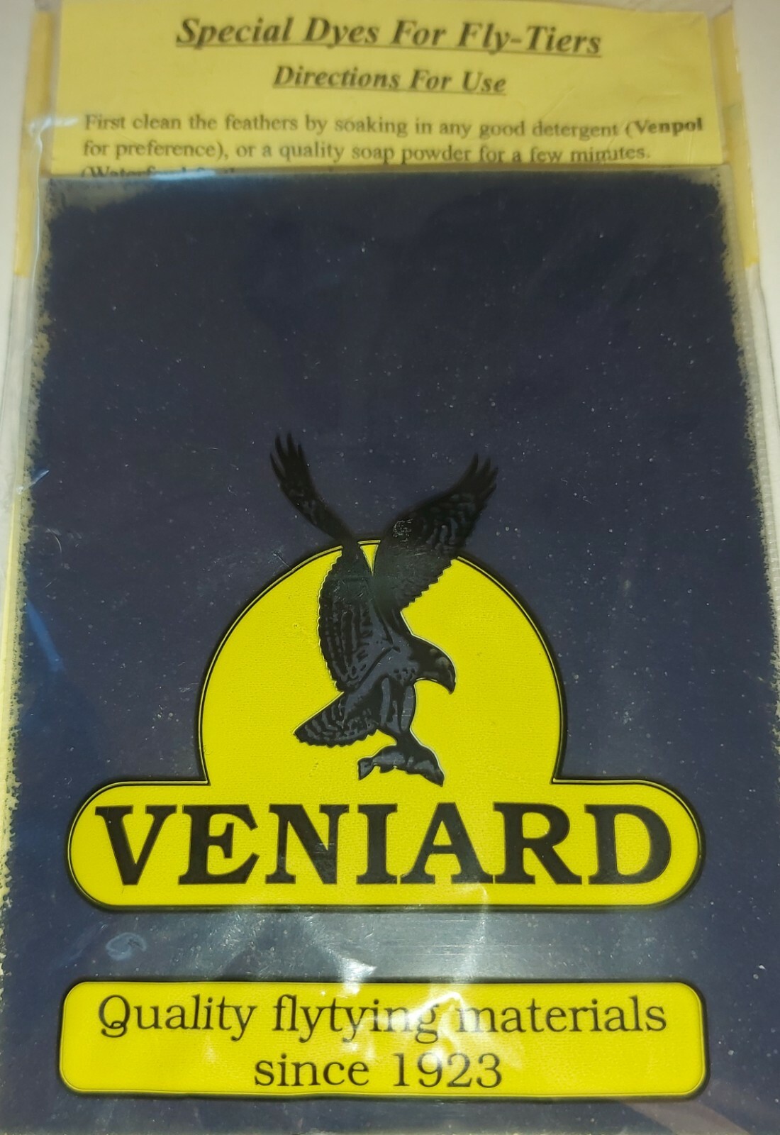 Veniard  15gr of special Dyes   " BRIGHT YELLOW  " for Feathers, Hairs, Furs