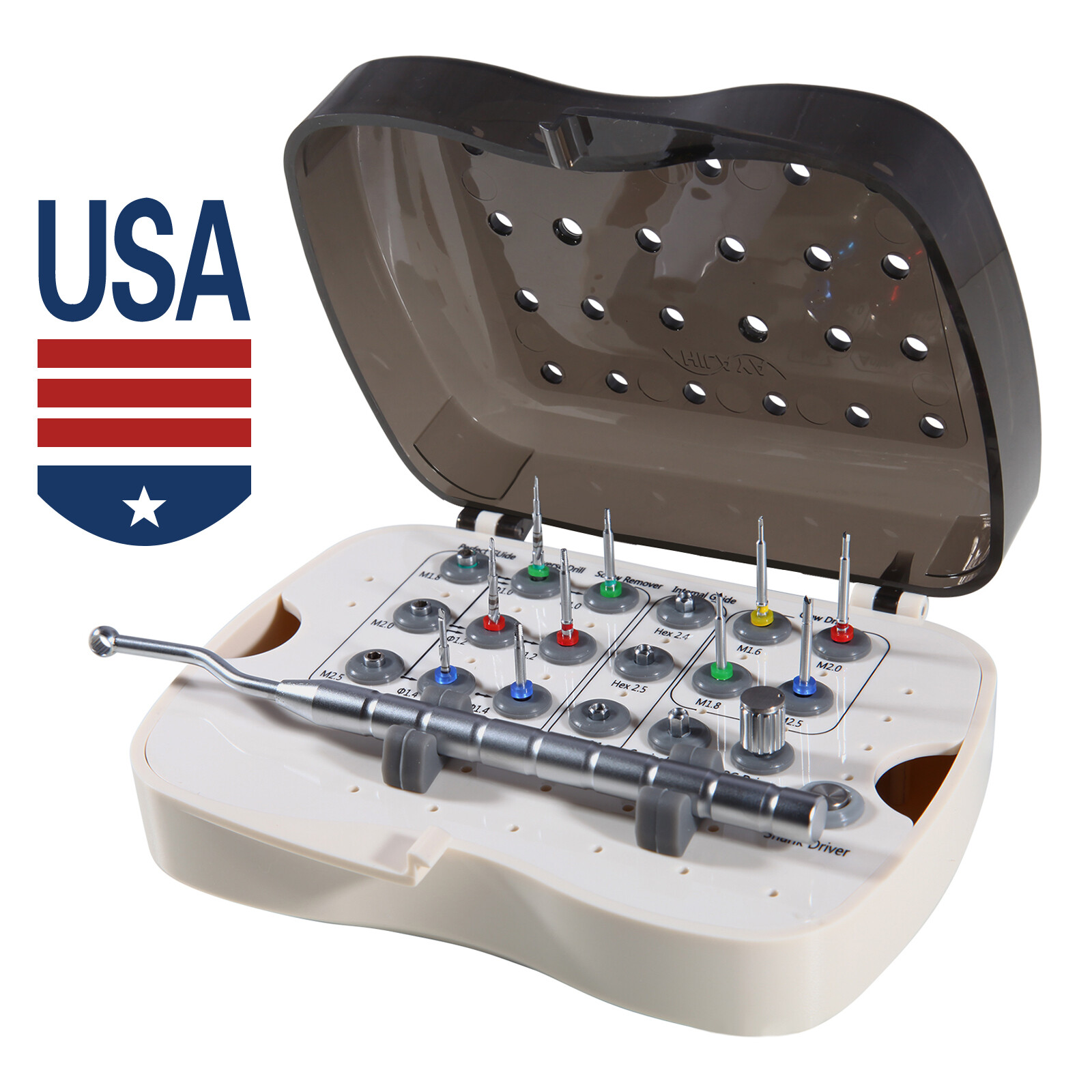 Dental Implant Broken Screw Remover Reverse Drill Guide Driver SR Neobiotech
