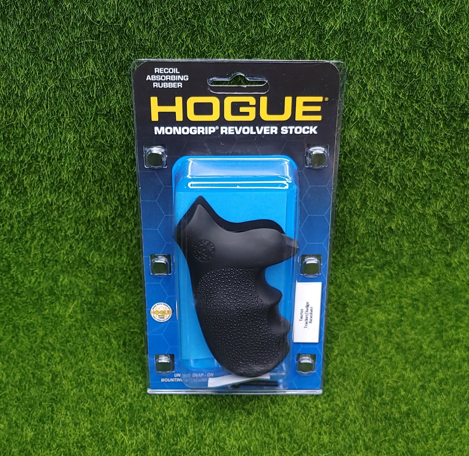 Hogue Taurus Tracker/Judge Revolver Rubber Grip, Black - 73000