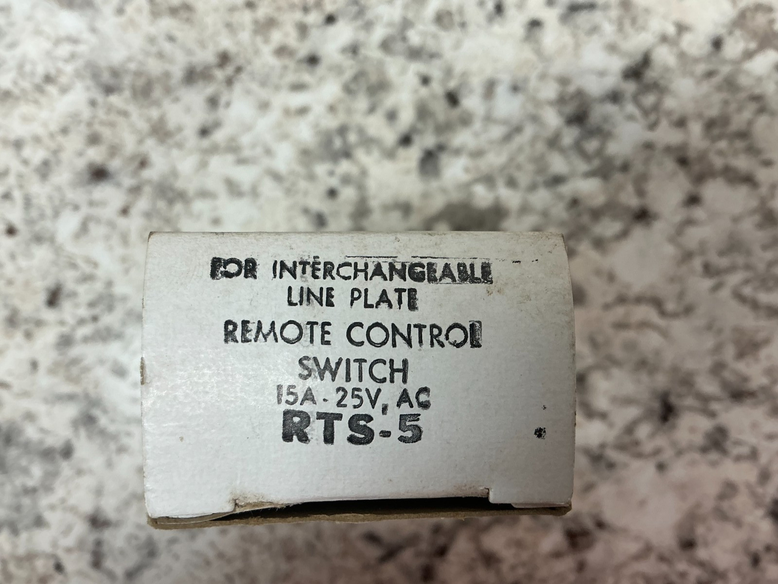 *NEW* General Electric RTS-5 Remote Control Switch 10A 25V *FREE SHIPPING*