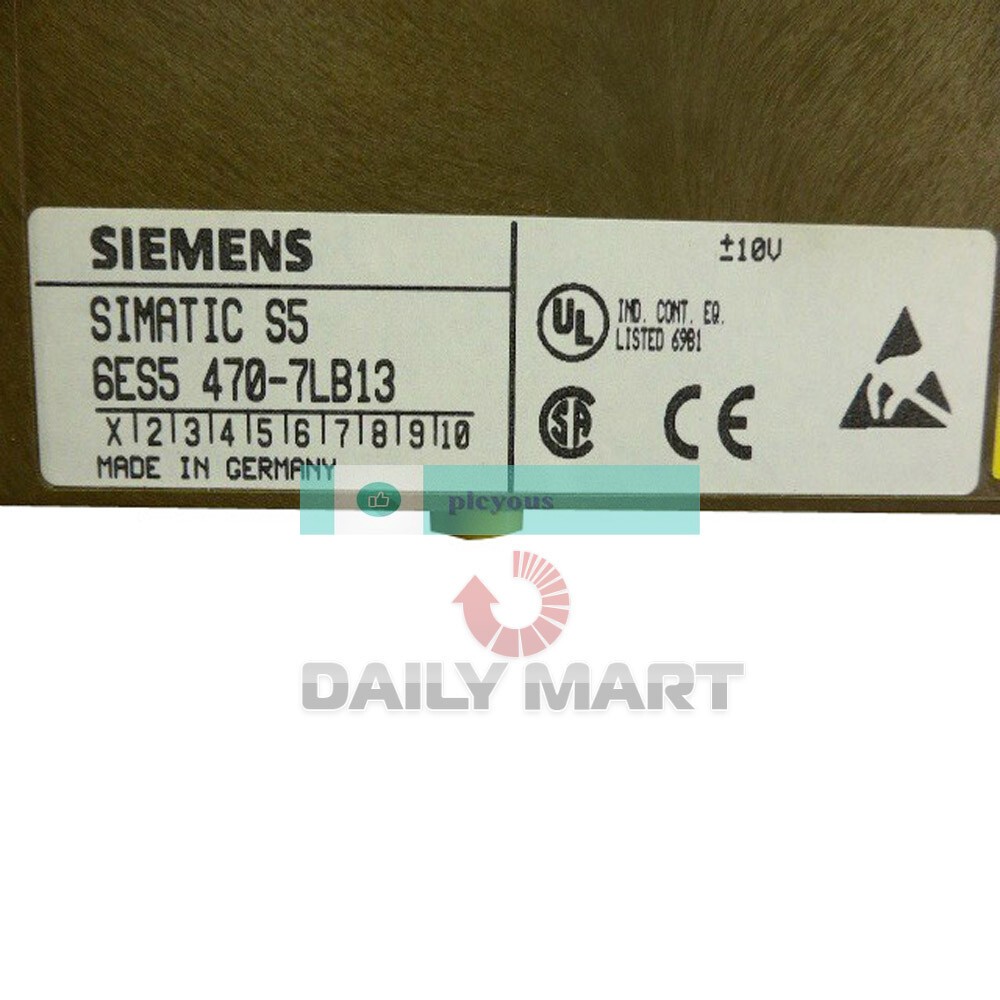 New In Box Siemens 6ES5470-7LB13 6ES5 470-7LB13 Anolog Output Module