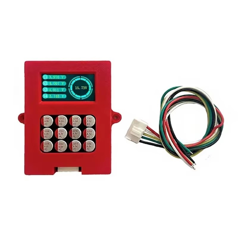 4S 5A Active Balancer LiFePo4 Li-ion Battery Pack Equalizer with Voltage display
