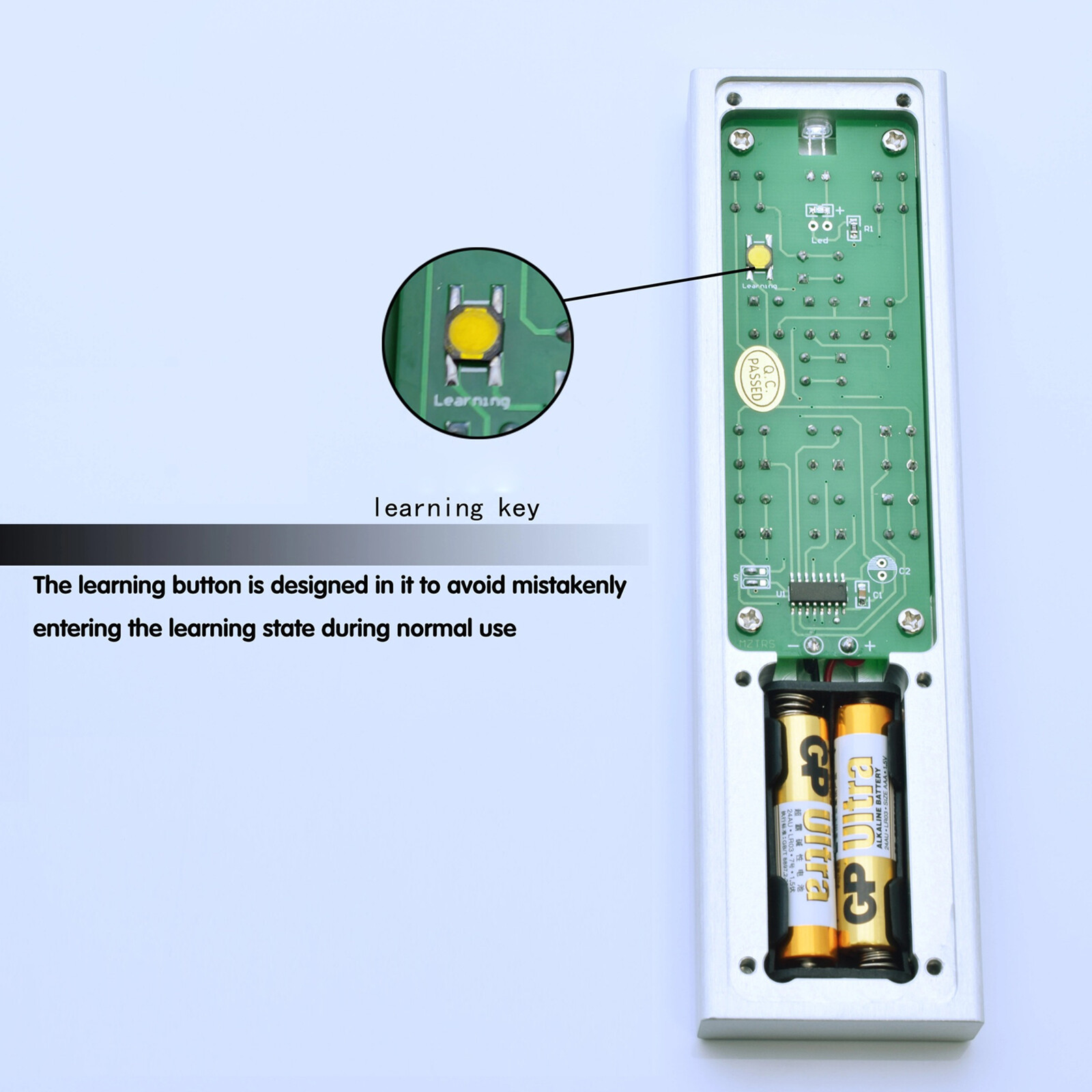 Learning aluminum shell infrared universal remote controller Hifi audio remotePP