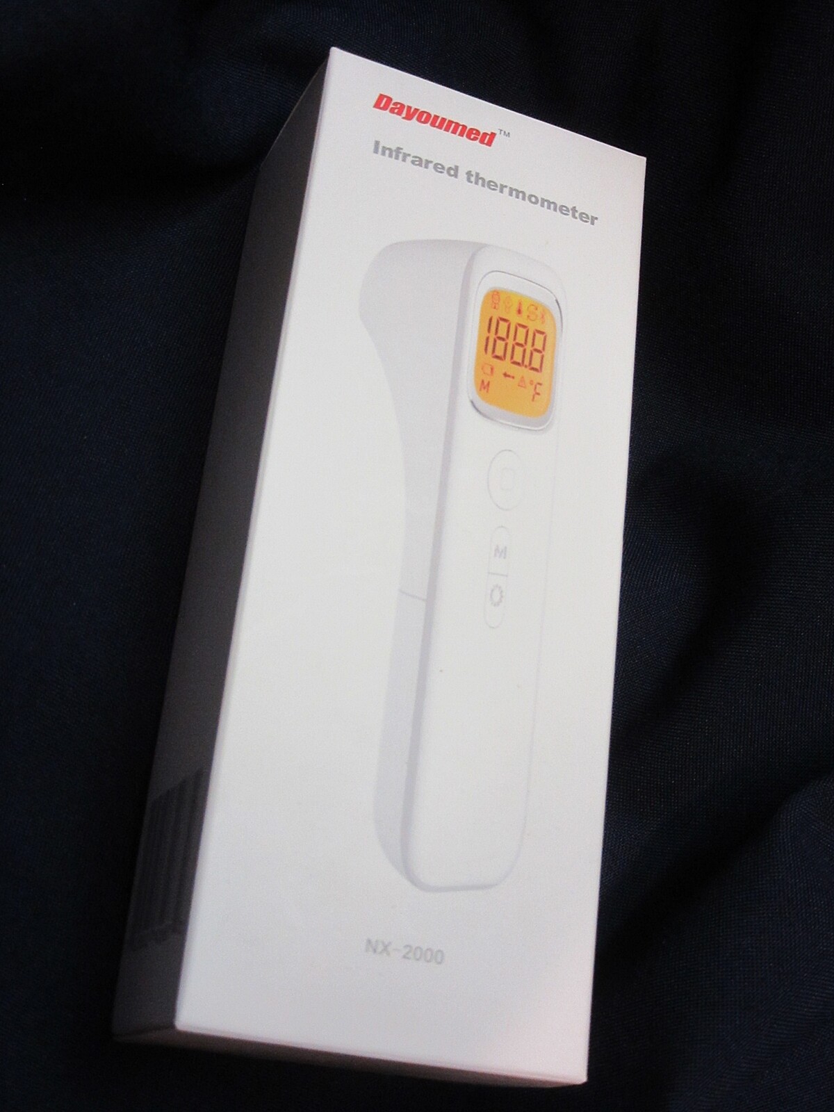 Dayoumed NX-2000 Infrared Forehead Temperature Gun Thermometer W/LCD Display