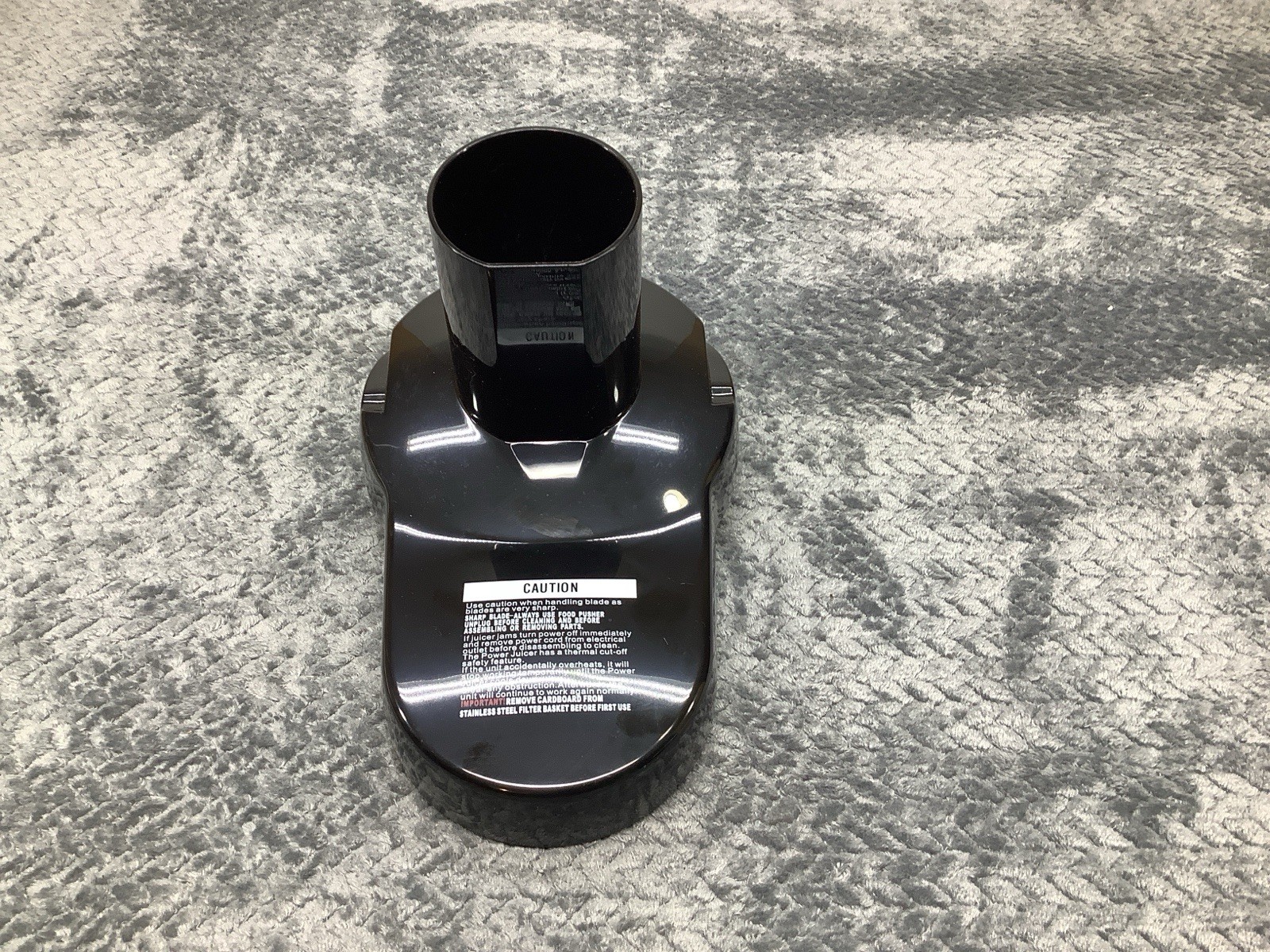 Tristar Fusion Juicer MT-1020-1 Black Plastic Lid OEM Replacement Part