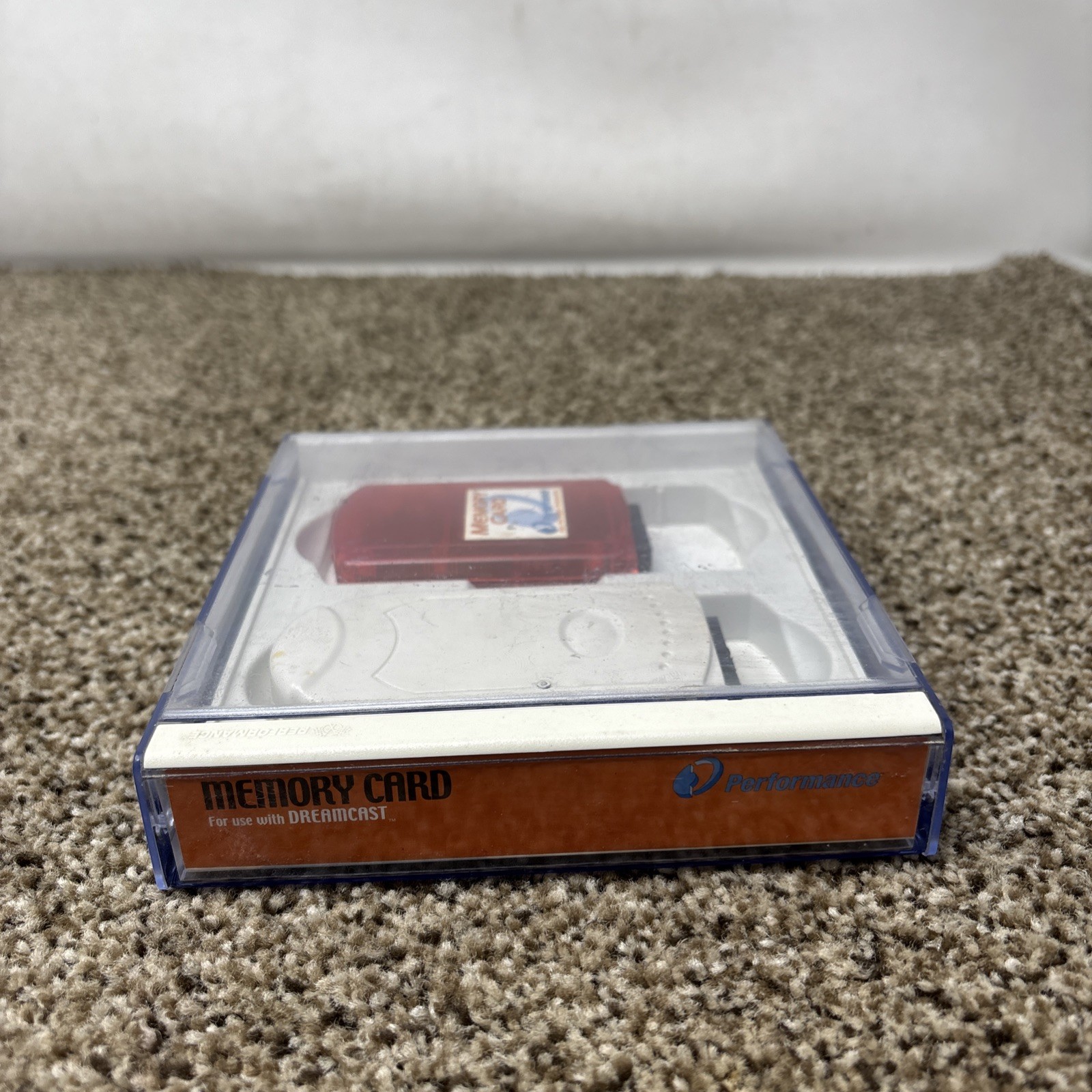 Sega Dreamcast Blue Memory Card Lot Tested With Case
