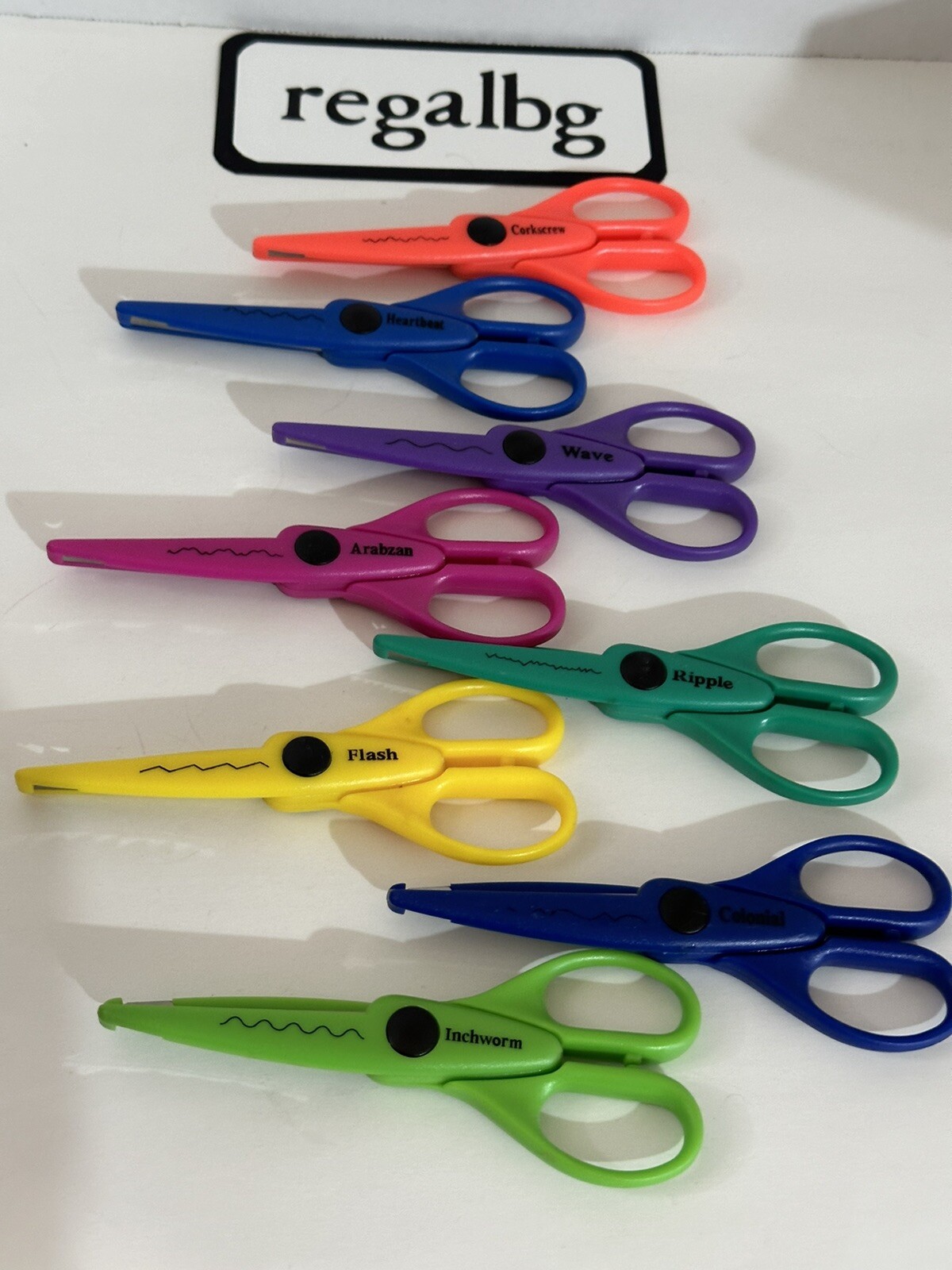 Unbranded 8 Piece Set Decorative Art Craft Scissors