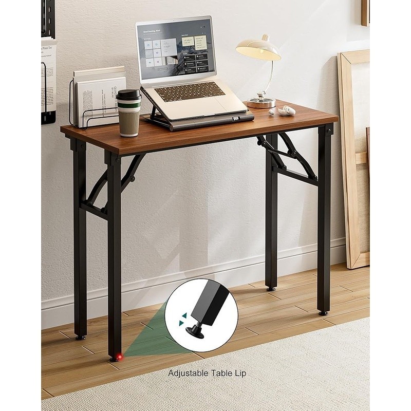 Folding Computer Desk Portable Laptop Table Collapsible Compact Easy Storage
