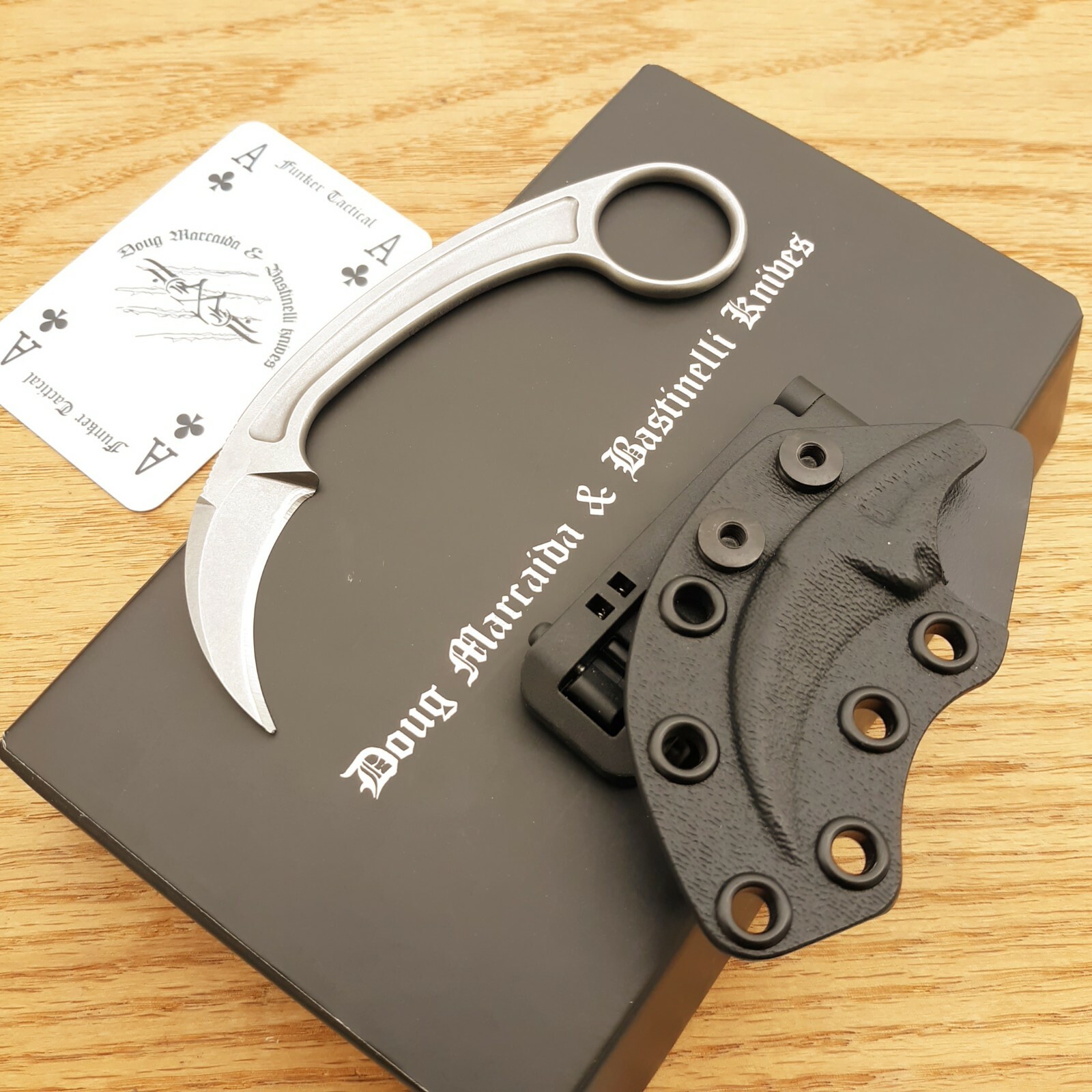 Bastinelli Creations PiKa Knife 1.75" Bohler N690 Steel Karambit Blade One piece