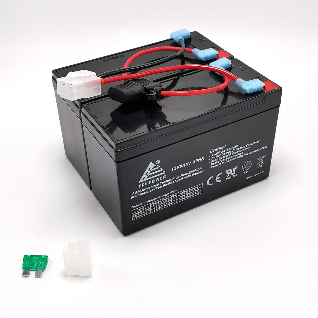 High Capacity Razor MX350 Battery Replacement Kit w/ Wire Harness for MX350/400