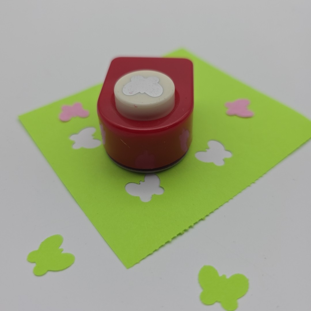 Vintage Hole Punch Butterfly
