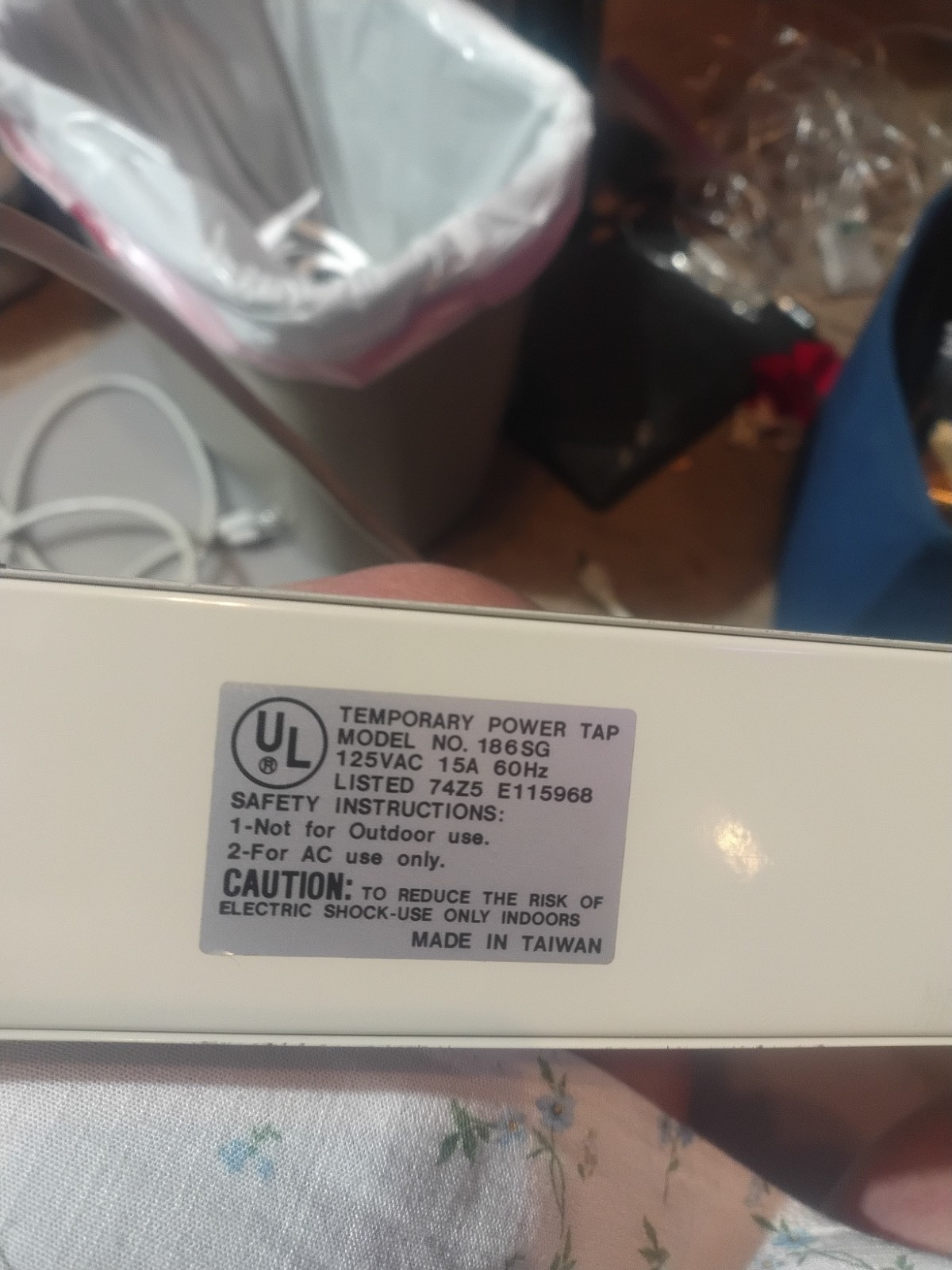QVS Surge Protector 3 Mode 6 Grounded Outlets & 14 ft Cord