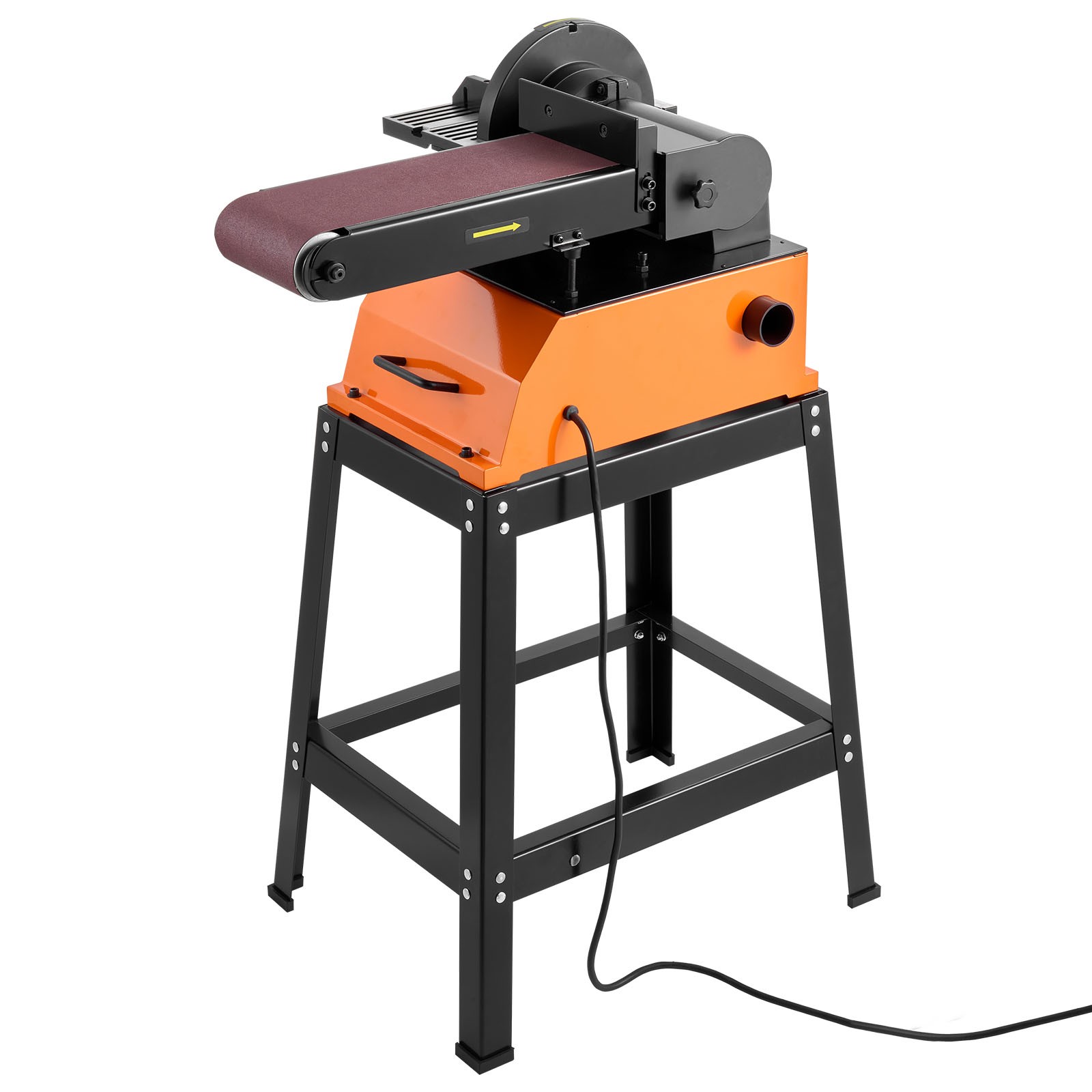 Uimoso Professional Belt Sander with Stand, 9" Disc & 6" x 48" Belt Combo