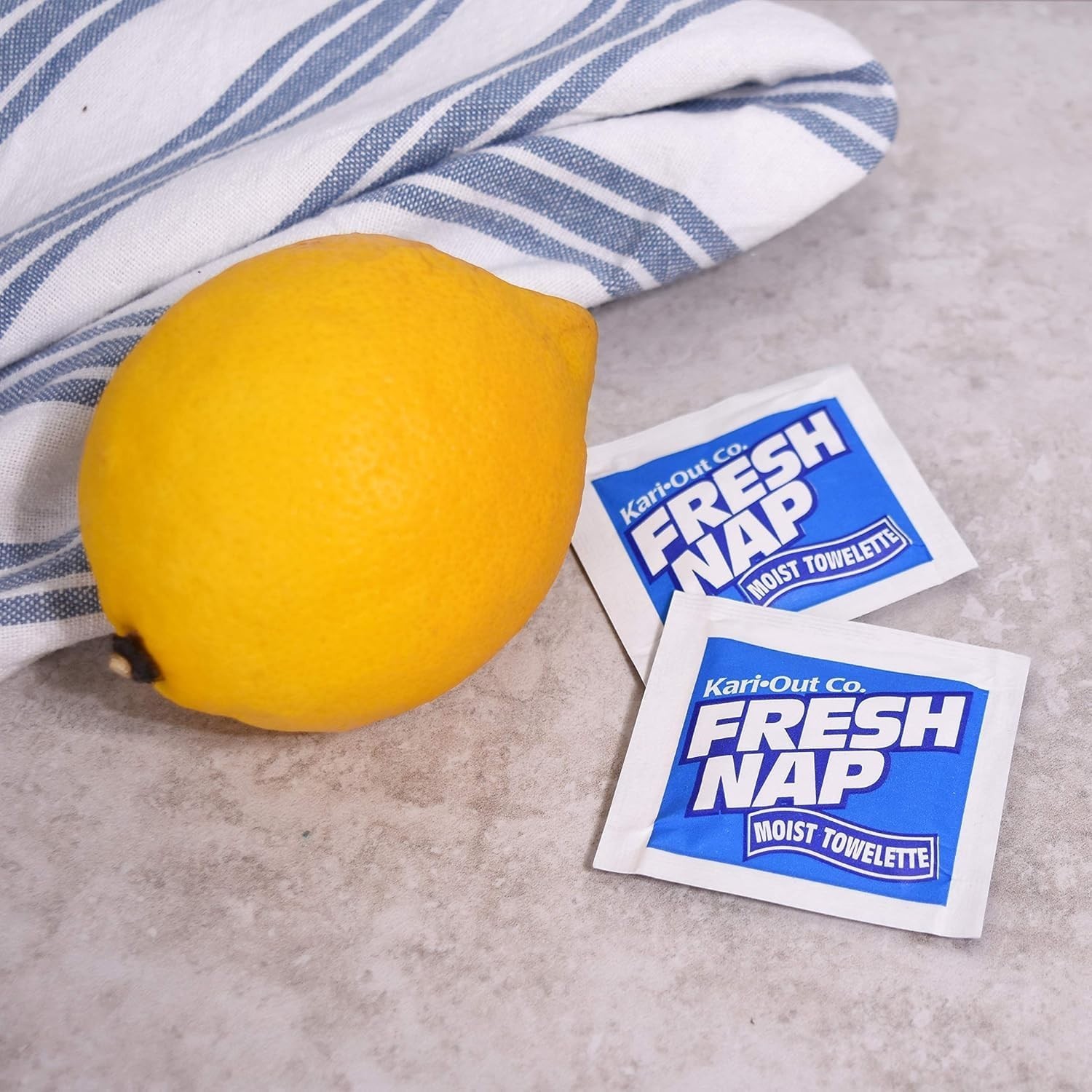 Fresh Nap Lemon Moist Towelette - 100 Count