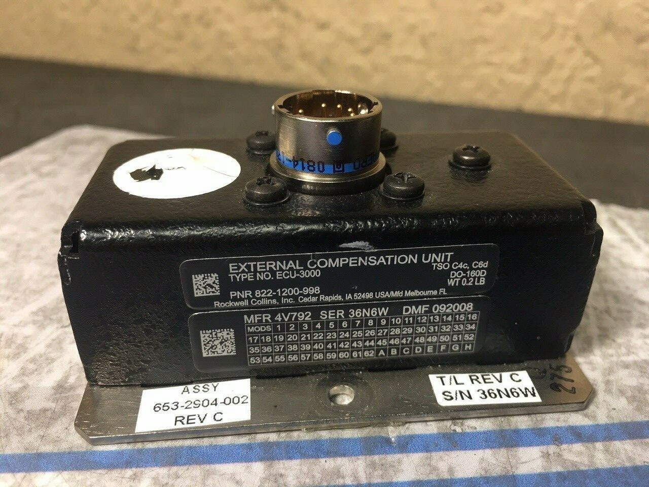 External Compensation Unit ECU3000 822-1200-998 Removed Working