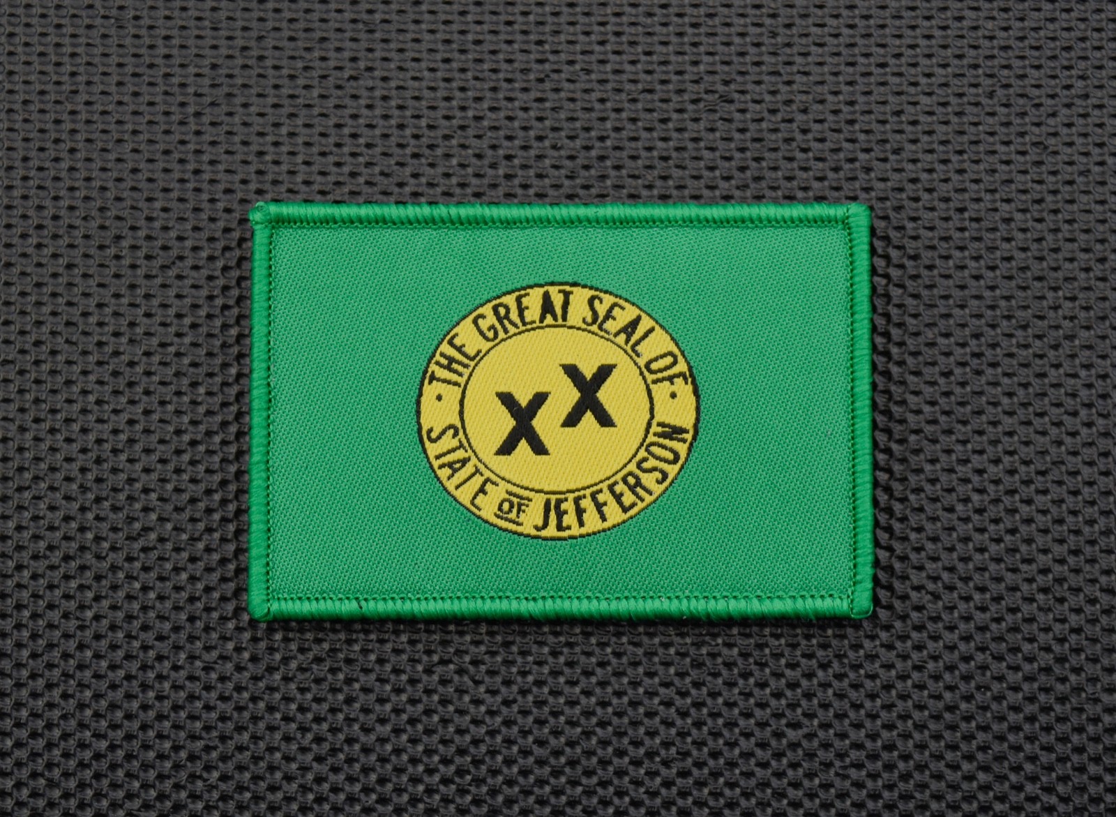 State Of Jefferson Seal Woven Morale Patch California Oregon Yreka Siskiyou