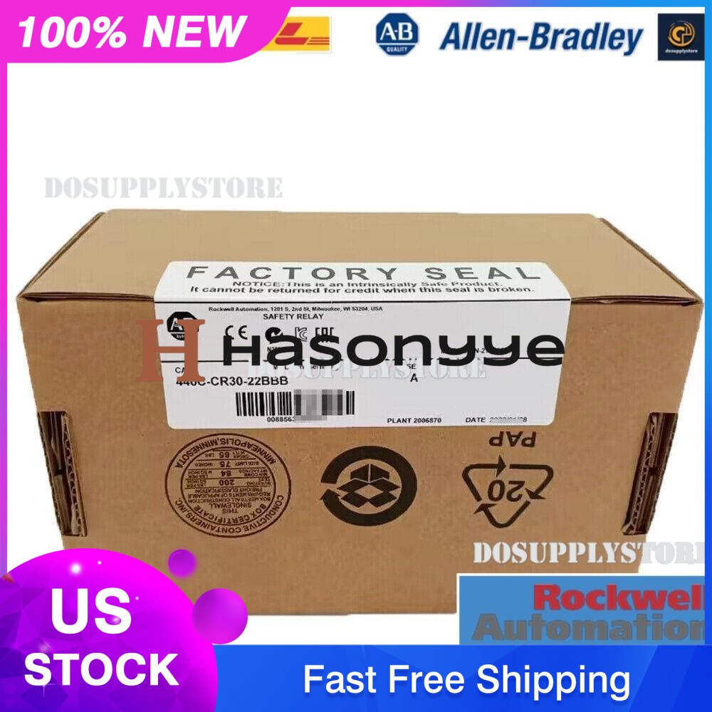 NEW Allen Bradley 440C-CR30-22BBB GuardMaster Safety Relay 24 V us free tax
