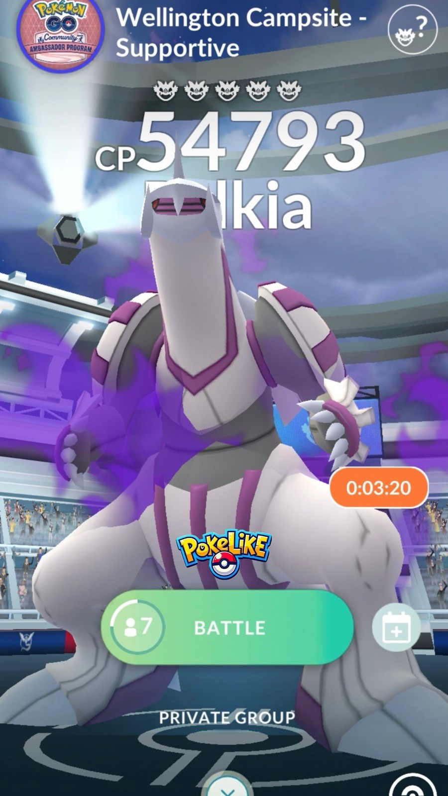 Shadow Palkia Remote Raid Invite - Pokemon Go EASY WIN - FULL LOBBIES