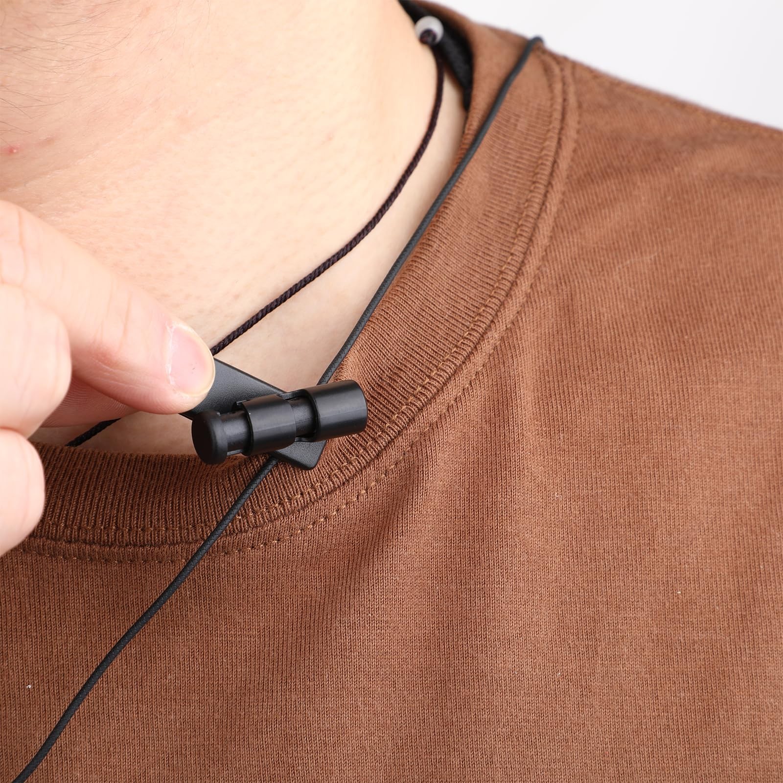 5 Pack Headphone Wire Clips Headset Cord Clip Earbud Cable Cord Clamp