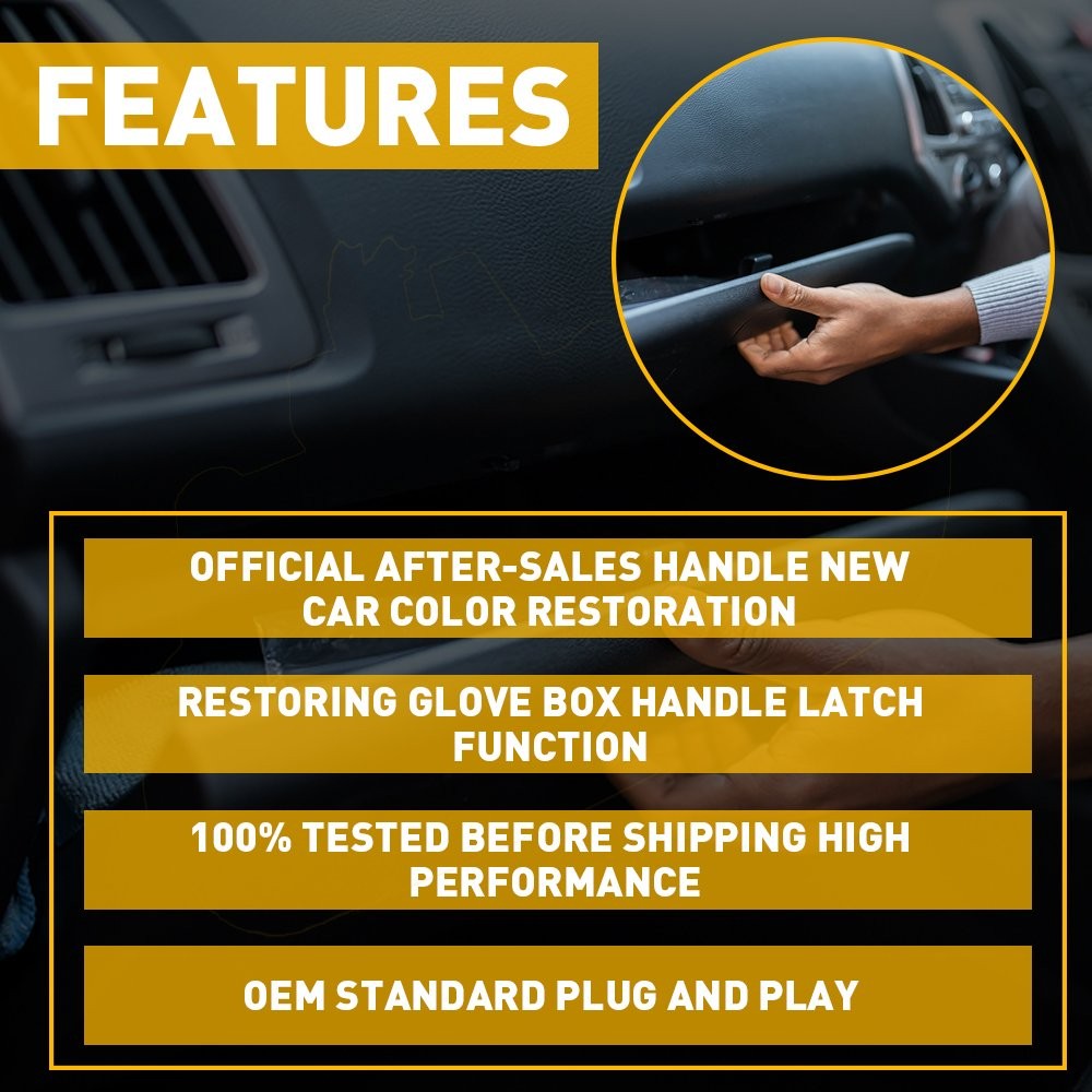 For Dodge Durango 1998-2000 1X Glove Box Lock Compartment Handle Waterproof EXB