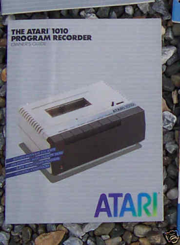 1010 PROGRAM RECORDER OWNERS MANUAL 800/XL/XE Atari