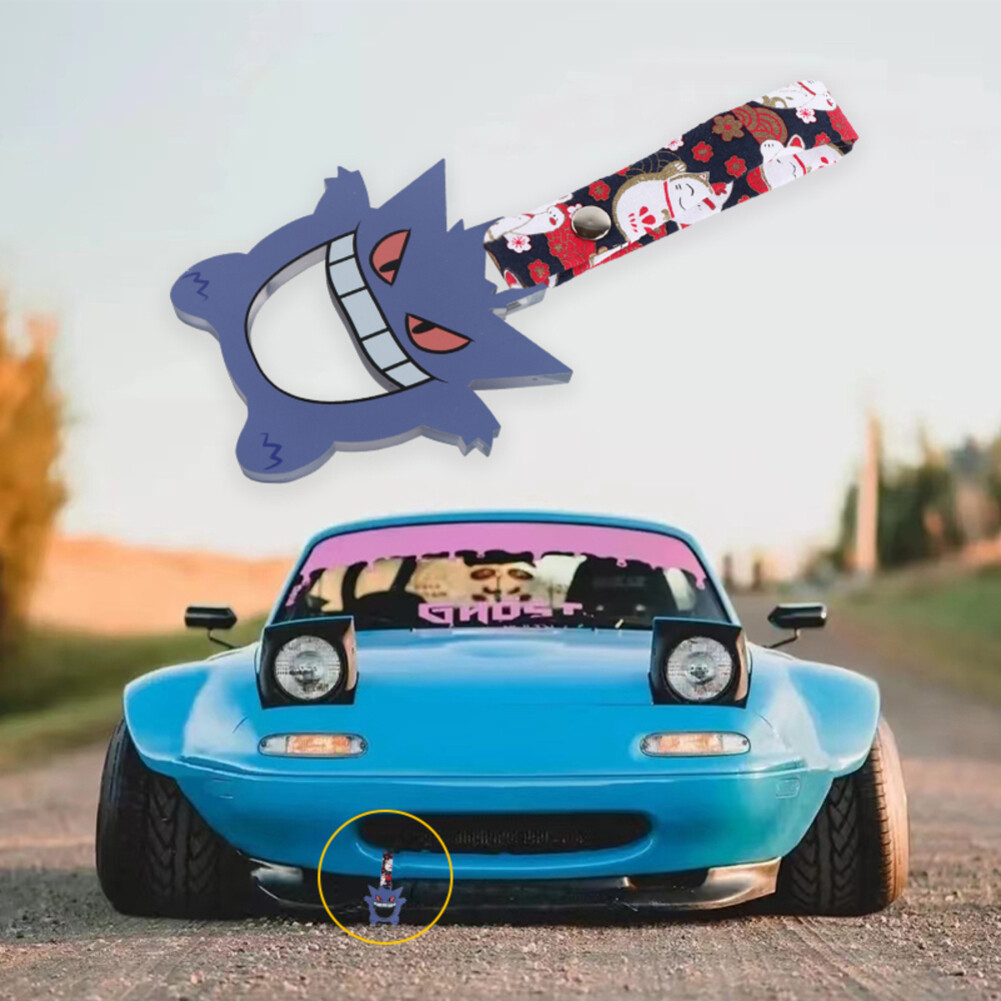 JDM TSURIKAWA Anime GENGAR Ring Car Subway Train Bus JP Pattern Nyl Handle Strap