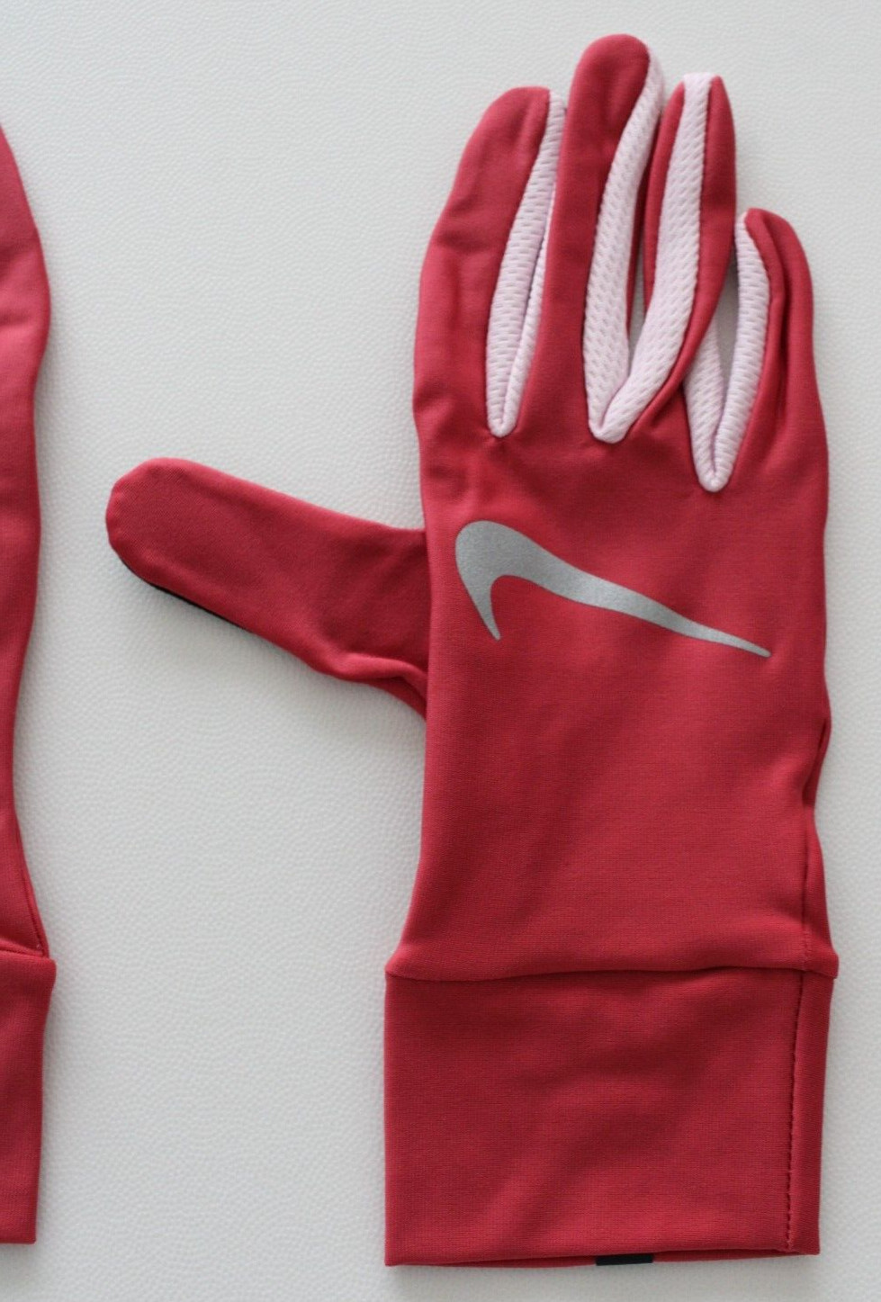 Nike Lightweight Tech Running Gloves Womens Medium Archaeo Pink/Silver