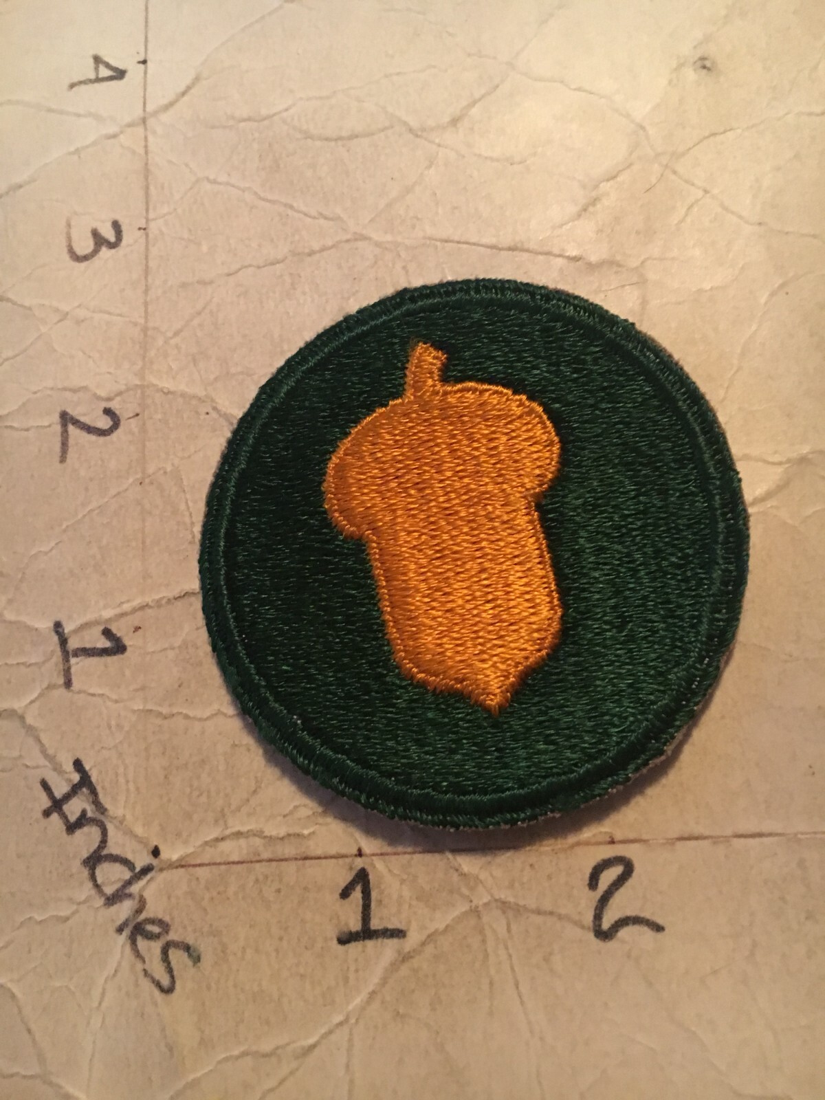 WW2 to Korea era US Army 87th Infantry Division c/e no glow Patch 6/7/25