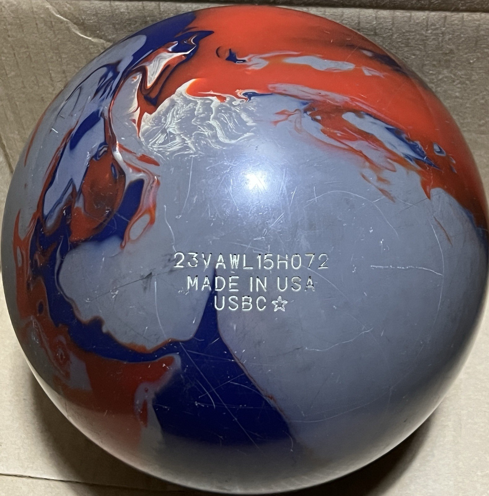 Storm Absolute Power 15 lb Bowling ball Used Single Drill