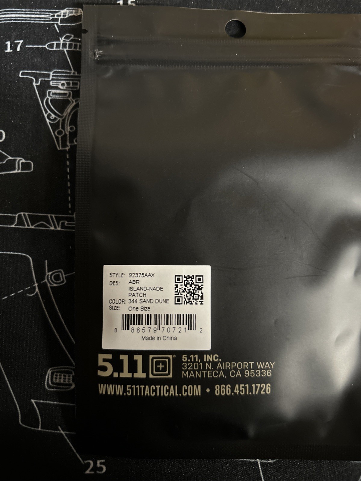 5.11 Tactical ABR Island-Nade Patch Style 92375AAX