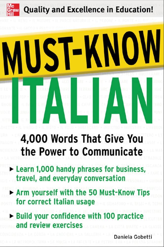 Must-Know Italian: 4,000 Words That Give You the Power to Communicate - pape...