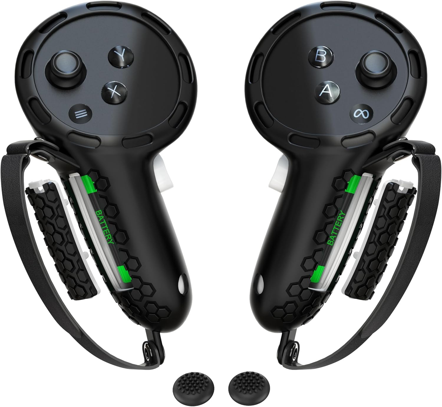 Controller Grips Compatible with Meta Quest 3S Oculus Quest 3 Controllers Straps