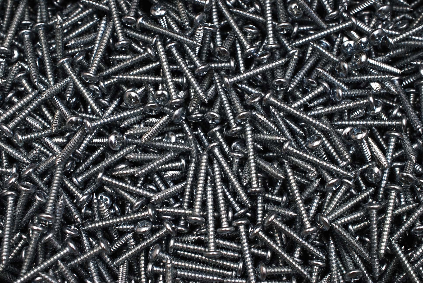 (1300) Phillips Pan Head 6 x 1 Type AB Zinc Plated Sheet Metal Screw SMS